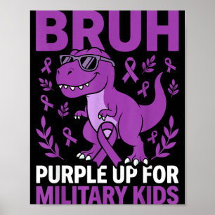 Poster Pour le mois de l'enfant militaire, habillez-vous