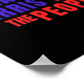 Poster Pour le peuple Tee Kamala Harris (Coin)
