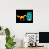 Poster Pour le renard (Bureau à domicile)
