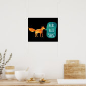 Poster Pour le renard (Cuisine)