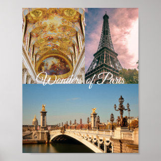 Poster pour les amoureux de Paris