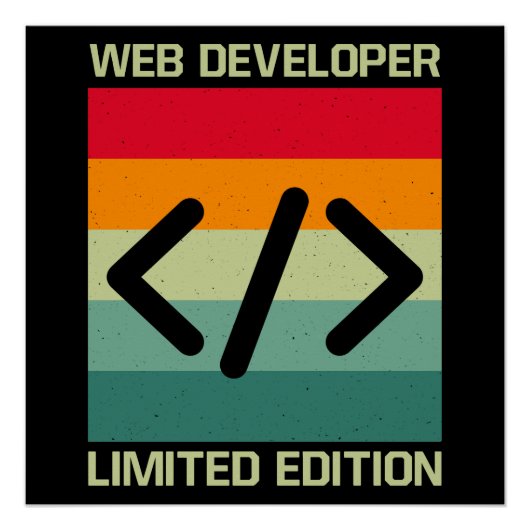 Poster Pour les développeurs Web (Devant)