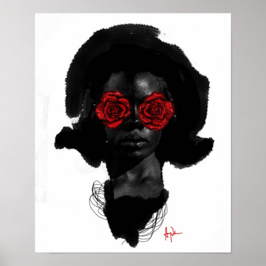 Poster "Pour les filles de couleur Rose" (Devant)