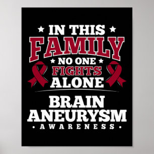 Poster Pour les patients atteints d'neurysme cérébral - R