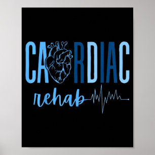 Poster Pour l'infirmière de réadaptation cardiaque Infirm