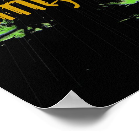 Poster Pour l'instant nous voyons dans un miroir Dimly (Coin)