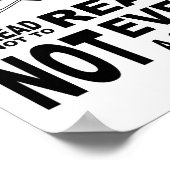 Poster Pour lire ou non (Coin)