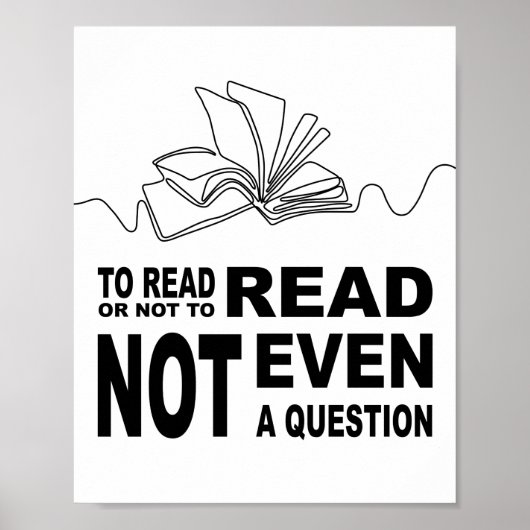 Poster Pour lire ou non (Devant)