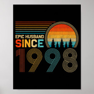Poster Pour lui épique 24e anniversaire de mariage