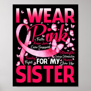Poster Pour Ma Soeur Cancer du Sein Sensibilisation Papil