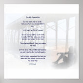 Poster Pour mes yeux filigrane (Devant)