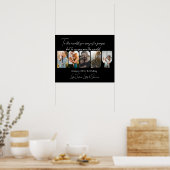 Poster Pour nous, vous êtes le monde papa Photo Collage P (Cuisine)