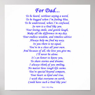 Poster Pour papa