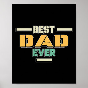 Poster Pour papa - Fête des pères papa Daddy Drôle cadeau