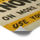 Poster Pour plus de connaissances - Visitez votre bibliot (Coin)