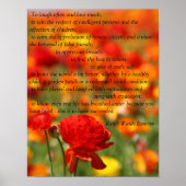 Poster Pour rire souvent et aimer beaucoup... (Devant)