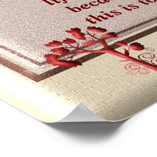 Poster Pour rire souvent et beaucoup - devis Emerson -Imp (Coin)