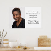 Poster Pour toujours dans nos coeurs moderne Memorial Pho (Cuisine)