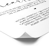 Poster Pour toujours dans nos coeurs, table commémorative (Coin)