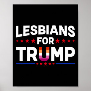Poster Pour Trump 2024 Re Élection Président Vote Point M