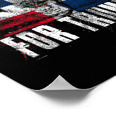 Poster Pour Trump American Dominican Republic Patriotic (Coin)