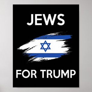 Poster Pour Trump - Le juif soutient Trump Shirt