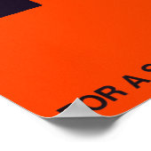 Poster "Pour une politique nucléaire à ciel ouvert" Rétro (Coin)