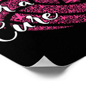 Poster Pour Une Sensibilisation Cure Au Cancer Du Sein Vo (Coin)