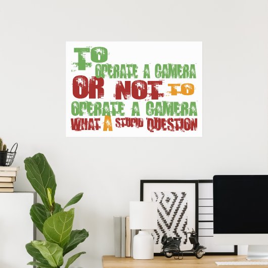 Poster Pour utiliser une caméra (Bureau à domicile)