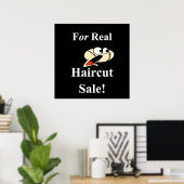 Poster Pour Vendre Vente De Cheveux Réel Matte (Bureau à domicile)