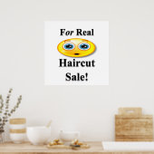 Poster Pour Vendre Vente De Cheveux Réel Matte (Cuisine)