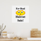 Poster Pour Vendre Vente De Cheveux Réel Matte (Cuisine)
