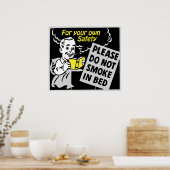 Poster Pour Votre Propre Sécurité, S'Il Vous Plaît Ne Fum (Cuisine)