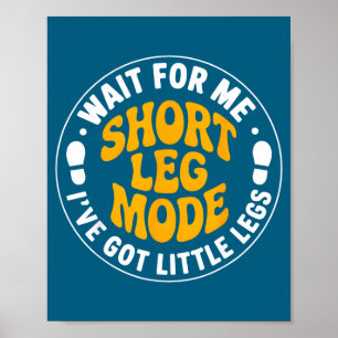 Poster Pour Wait Little Legs Crossing Court