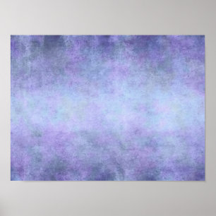 Poster Pourpre, bleu turquoise, Aqua, et aquarelle