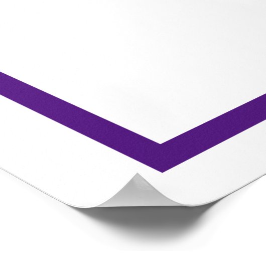 Poster pourpre numéro quatre (Coin)