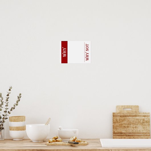 POSTER POURQUOI (Cuisine)