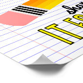 Poster Pourquoi acheter le bonheur quand la bibliothèque  (Coin)