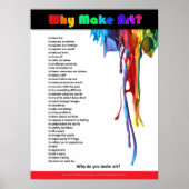 Poster Pourquoi faire de l'art ? (Devant)