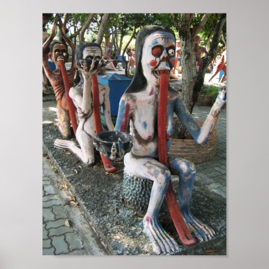 Poster Pourquoi la LANGUE ? ... 3 Gouls thaïlandais effra (Devant)