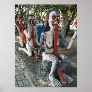 Poster Pourquoi la LANGUE ? ... 3 Gouls thaïlandais effra