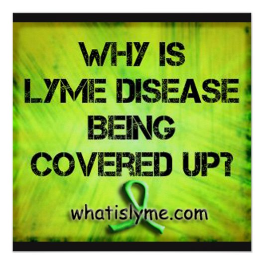 Poster Pourquoi la maladie de Lyme est-elle couverte Post (Devant)