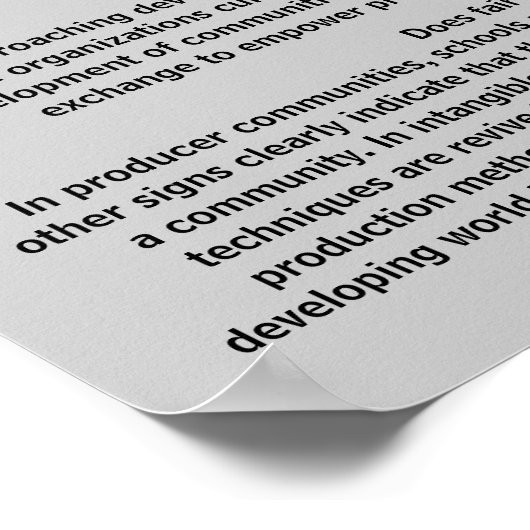 Poster Pourquoi le commerce équitable ? (Coin)