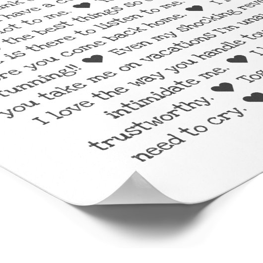 Poster Pourquoi nous t'aimons Papa | Collage photo person (Coin)