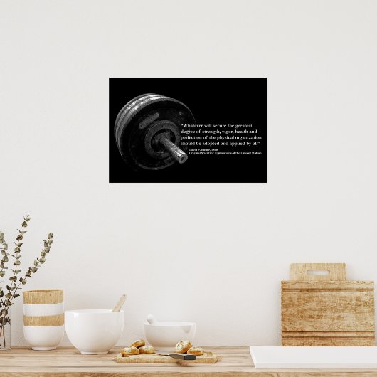 Poster Pourquoi s'entraîner ? (Cuisine)