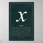 Poster Pourquoi X ? (Devant)