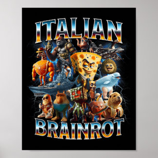 Poster Pourriture du cerveau italien Pourriture du cervea