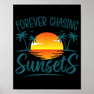 Poster Poursuite Éternelle Couchers de Soleil Soleil d'Ét