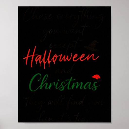 Poster Poursuivez Tout Ce Que Vous Désirez Sauf Halloween (Devant)
