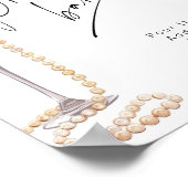 Poster Poursuivre Barre perles et Poursuivre douche nupti (Coin)